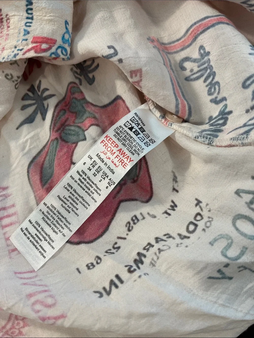 Nasty Gal printed blouse 2
